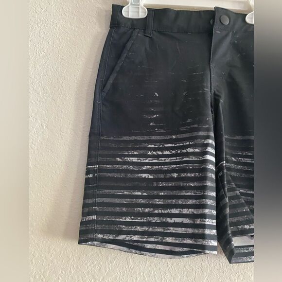 NWT Boys' Hybrid Striped Swim Shorts art class Gray Black size 7 Activewear - Picture 3 of 6